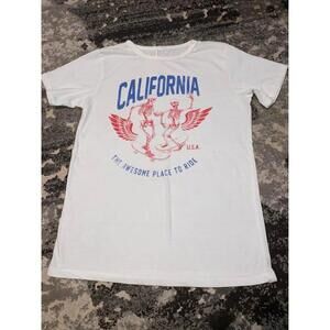 Vintage California Skeleton Graphic Tee - Lg
